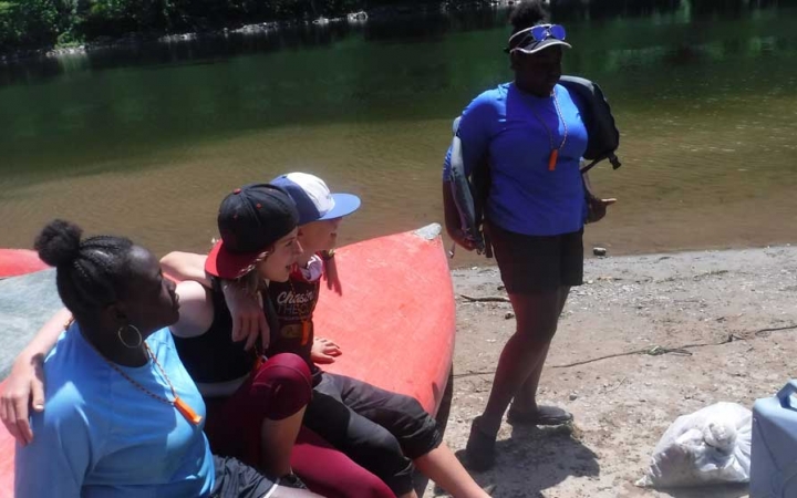 canoeing expedition for grieving teens